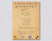 Birthday Party Invitations - Harry Potter Inspired - Marauder's Map - Set of 20 with Envelopes