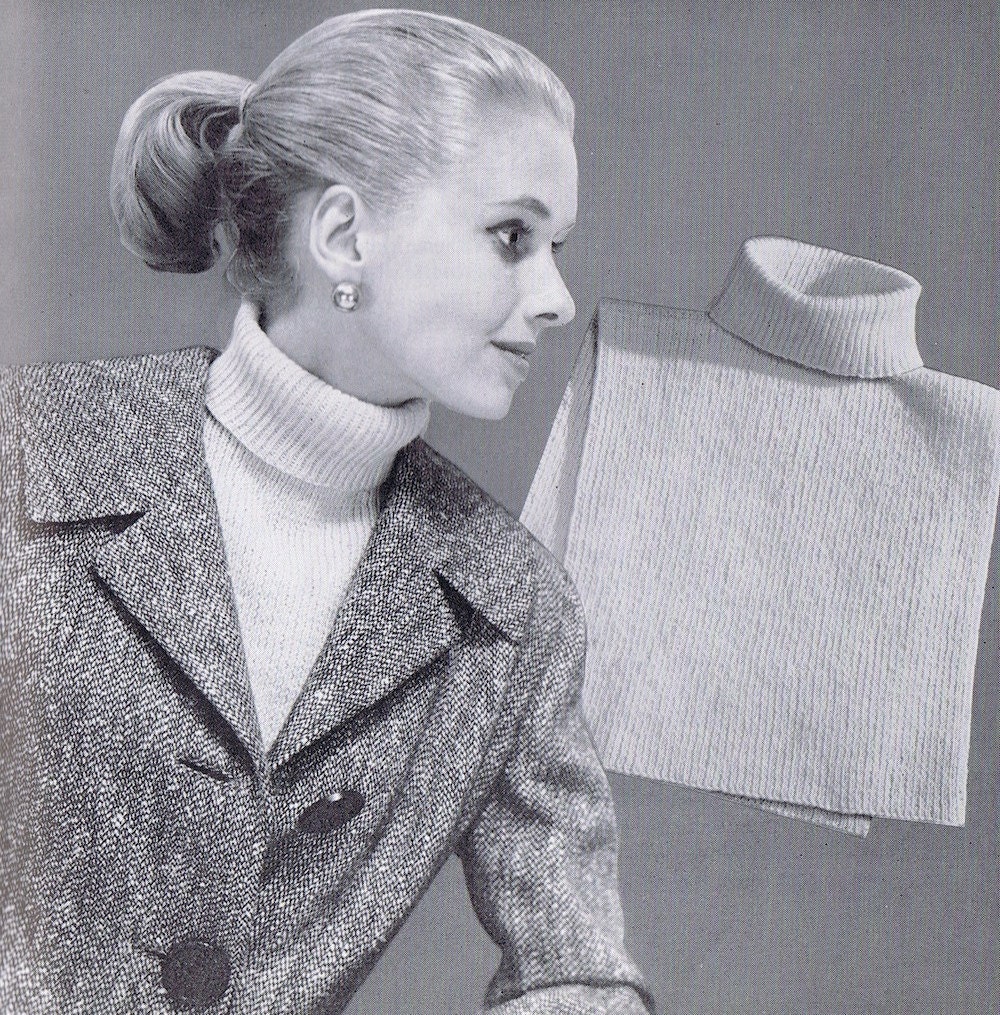 1950s Vintage Knitting Book College Knits for Men and Women