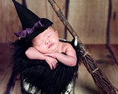 STOREWIDE SALE - Black Licorice Faux Fur Photography Prop - Soft, Cozy, Cuddly Faux Fur Nest - Perfect Newborn Photography Prop