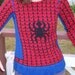 Handmade/Custom Superhero Inspired - Sweater (Spider-Man, Batman, Robin, Superman, Freakazoid, Captain America)