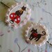 hair pins kitty cats Sweet Lolita Vintage inspired