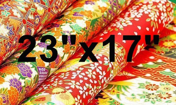 10pcs/lot 40% discount 23x17 inch (58x42cm) yuzen chiyogami paper sheet 58x42cm 23x17inch yuzen chiyogami Origami Washi Papers