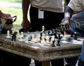 Chess at DuPont Circle 5x7 Photo With 8x10 Mat