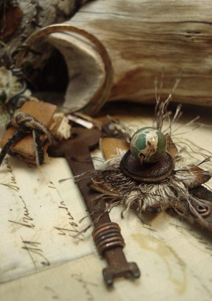 Enchanted - Mixed Media Necklace