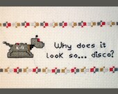 K-9 Disco - Doctor Who Inspired Cross Stitch Pattern