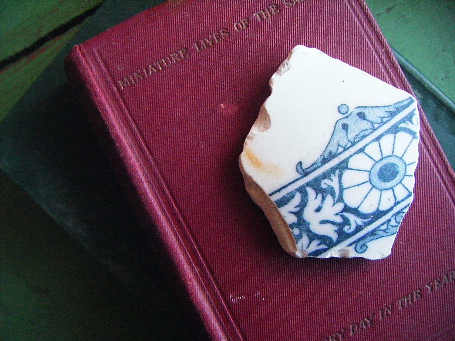 Beach Worn Teapot Pottery Shard from Ireland