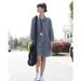 Free Style Lovely Wide Collared Short Dress with Pleats/ Any Size