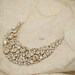Chunky Swarovski Bridal Bib Necklace, bridal necklace, wedding necklace, bib necklace, wedding bib necklace