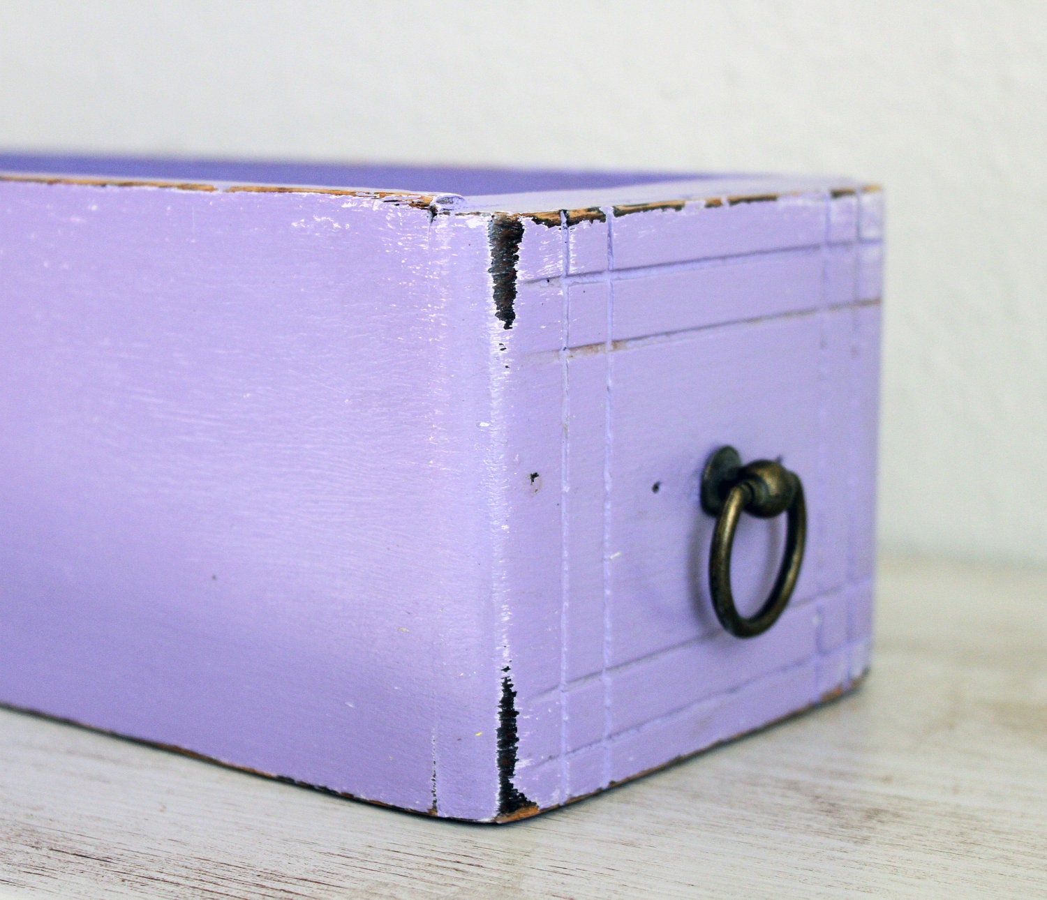 Purple vintage drawer