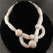 felted cat hair necklace MR. TUBULAR