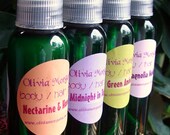Body and Hair 4 Bottles YOU CHOOSE the Scent Moisturizing Mist. Spray. Paraben and alcohol free. More than 250 fragrances. Olivia Morgana.