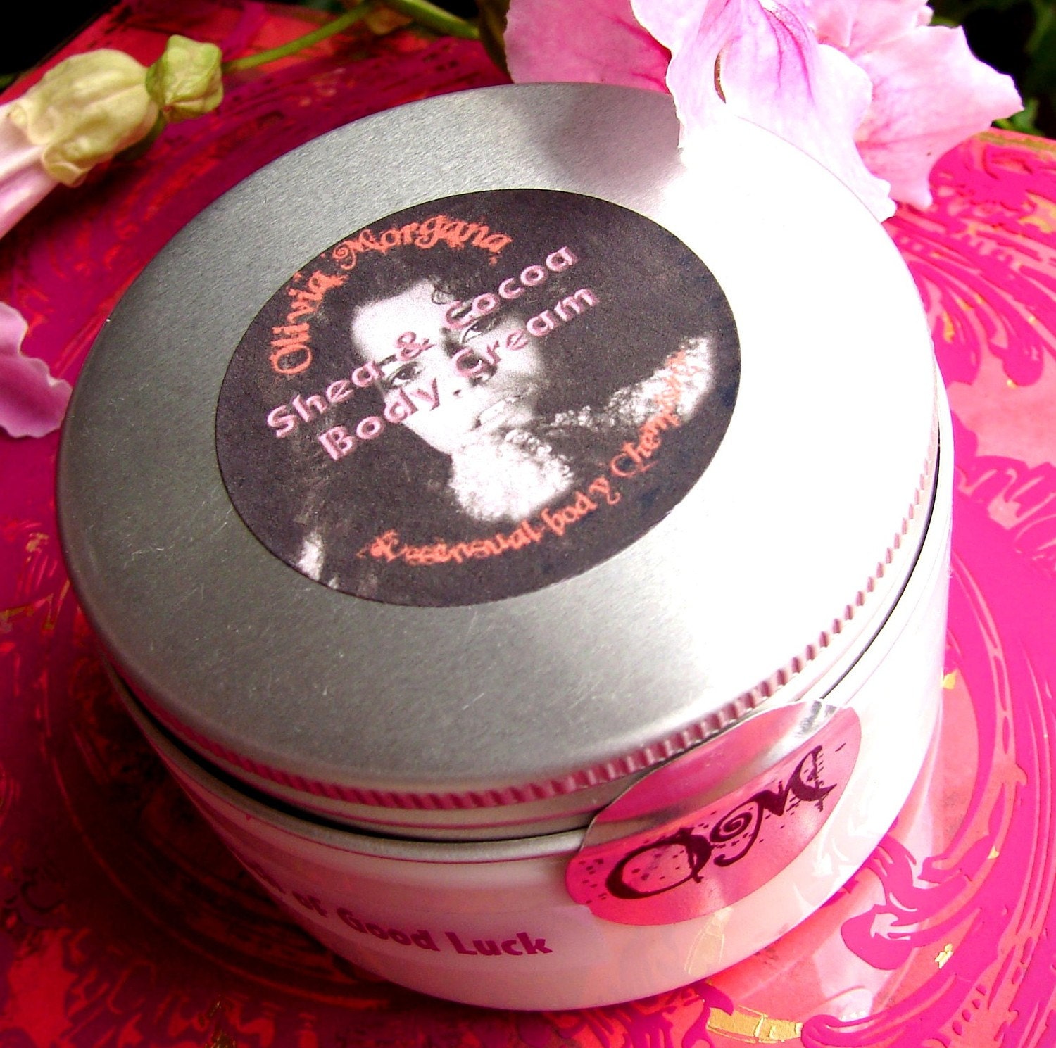 Body Cream FRANKINCENSE AND MYRRH Scented Shea and Cocoa Butters, Vitamins, Japanese Green Tea, Oils. Natural. Paraben free. Olivia Morgana.