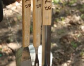 Father's Day Personalized Grilling Set - Father's Day Gift - lookingglassmemory