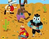 The Animal Jamboree - iOTA iLLUSTRATION - Limited Edition Print