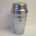 Mid Century Aluminum Cocktail Shaker, Barware, Retro, Mad Men ,Vintage