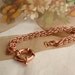 Chain Maille Bracelet Raw Copper Bee Stings Weave