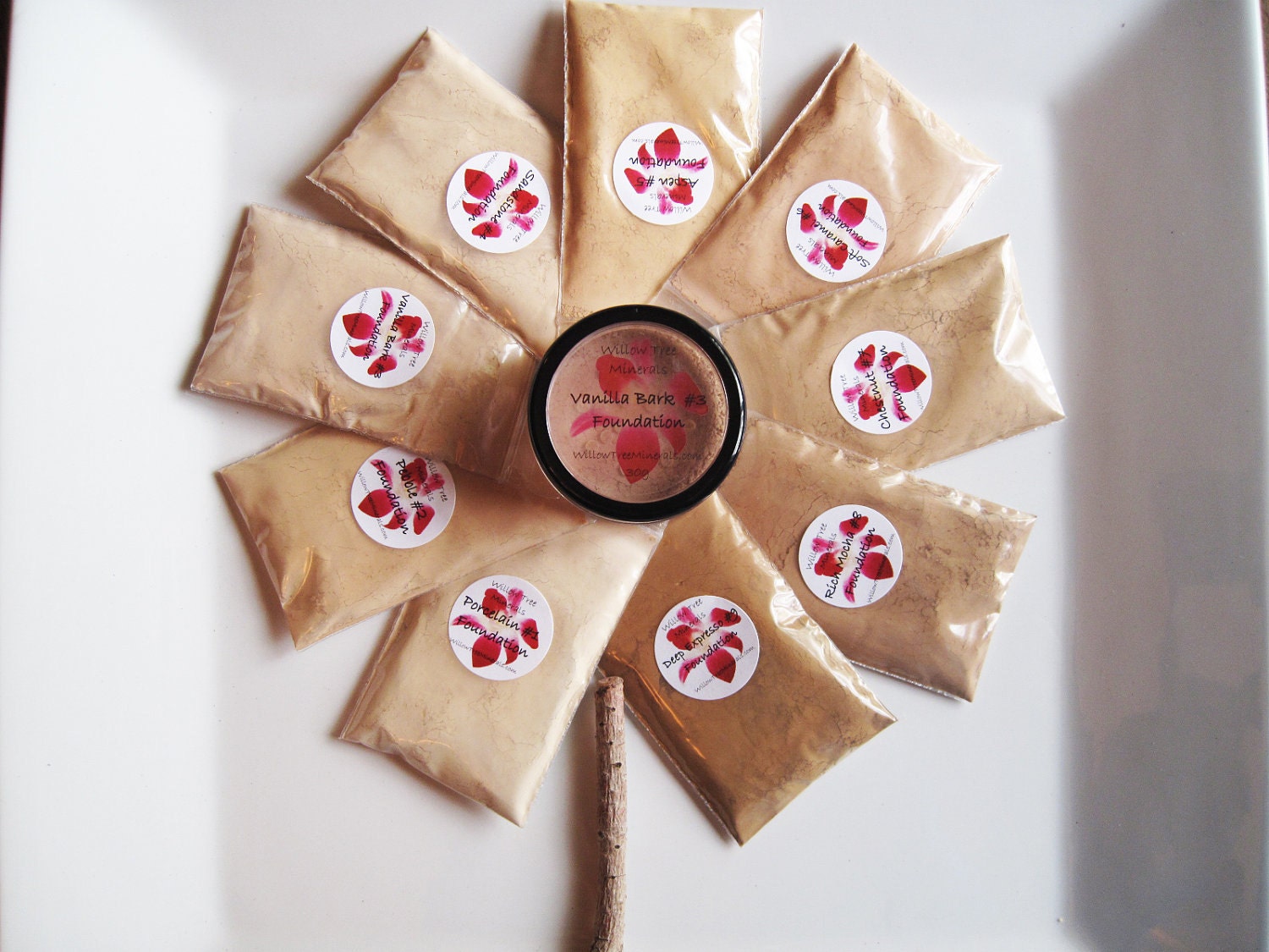 Natural Mineral Makeup Refill for Foundation - 30g Jar