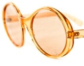 Big Round Vintage Sunglasses 1960's Retro Fashion