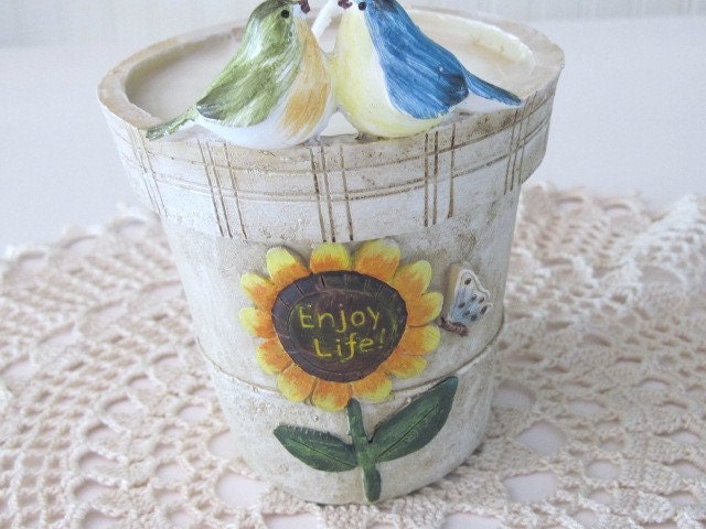 Enjoy Life -  Beeswax Candle