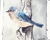 Personalized Watercolor Birds