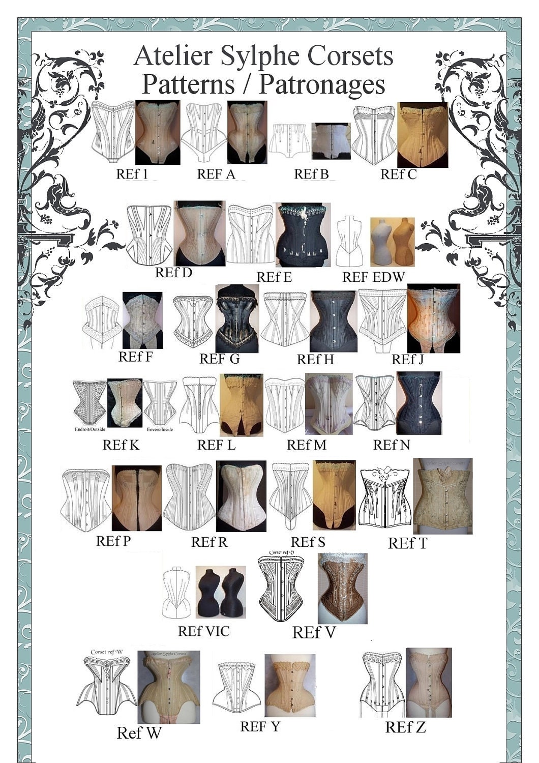 2 Patterns set of your choice from a range choice of 24 references