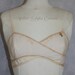 Tea dying bra in pirate steampunk tea dying style Smal size
