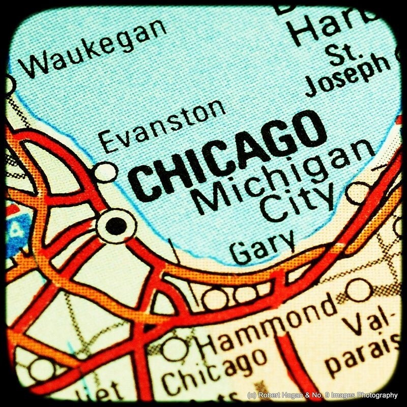 chicago map art