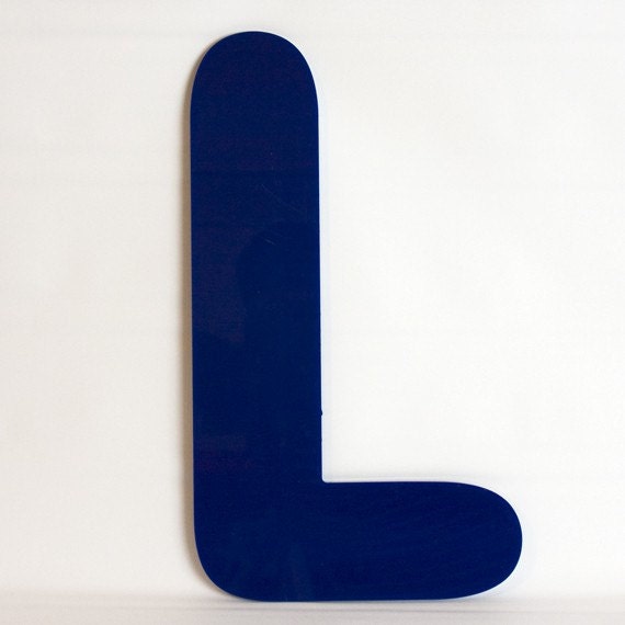 Large Blue Letter L By Tomlaurus On Etsy