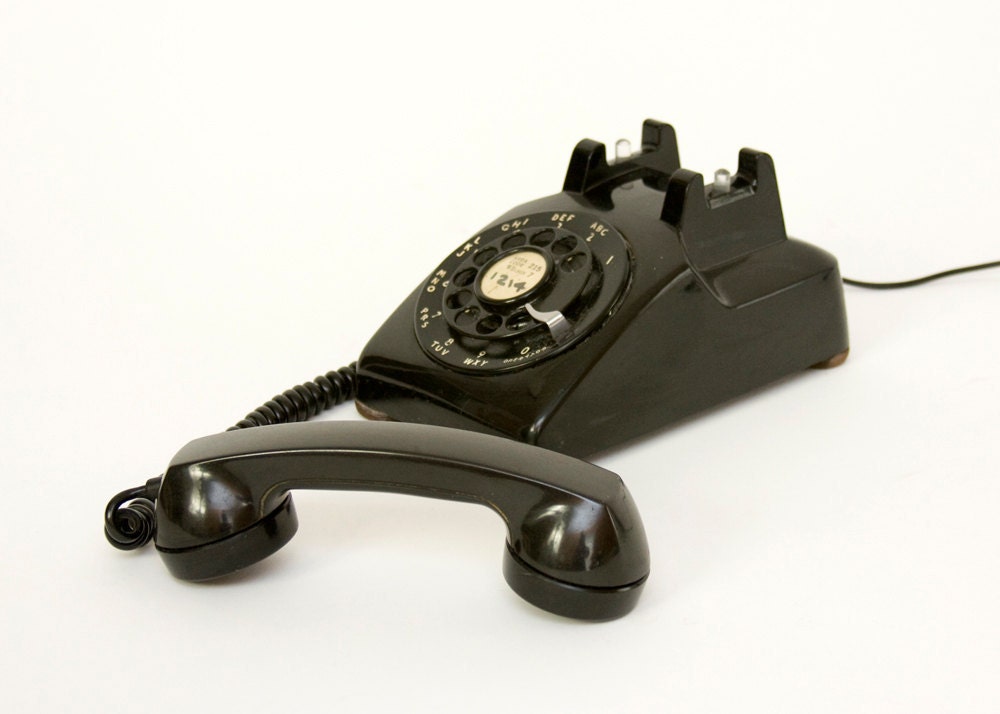 Rotary Phone - Black, Western Electric