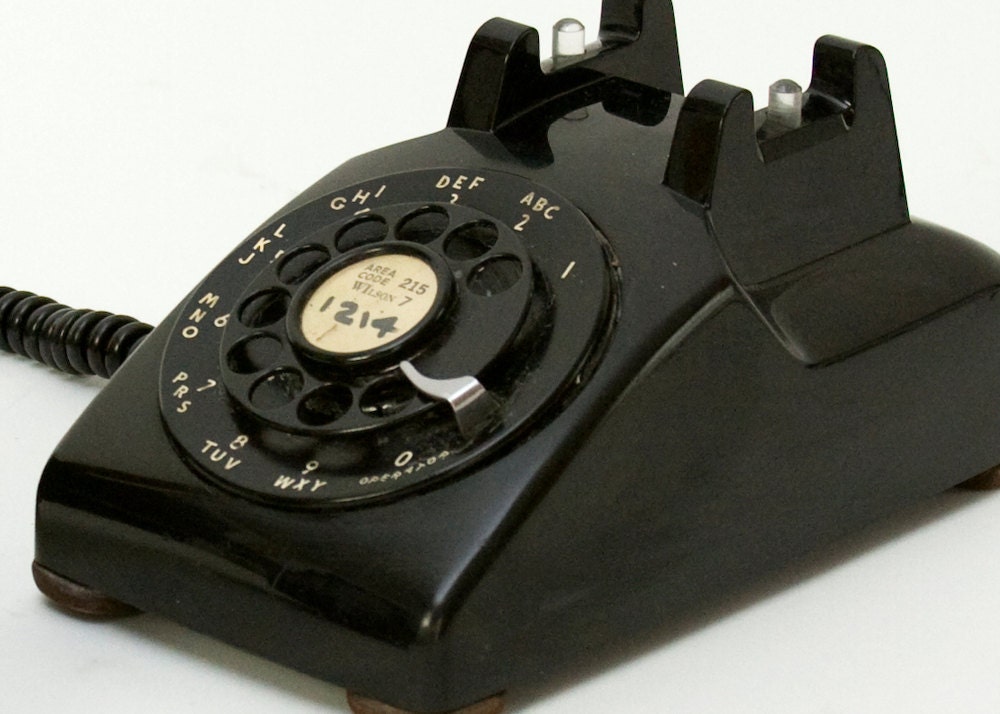 Rotary Phone - Black, Western Electric