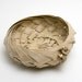 Basket - Palm Frond, Rosettes, Vintage