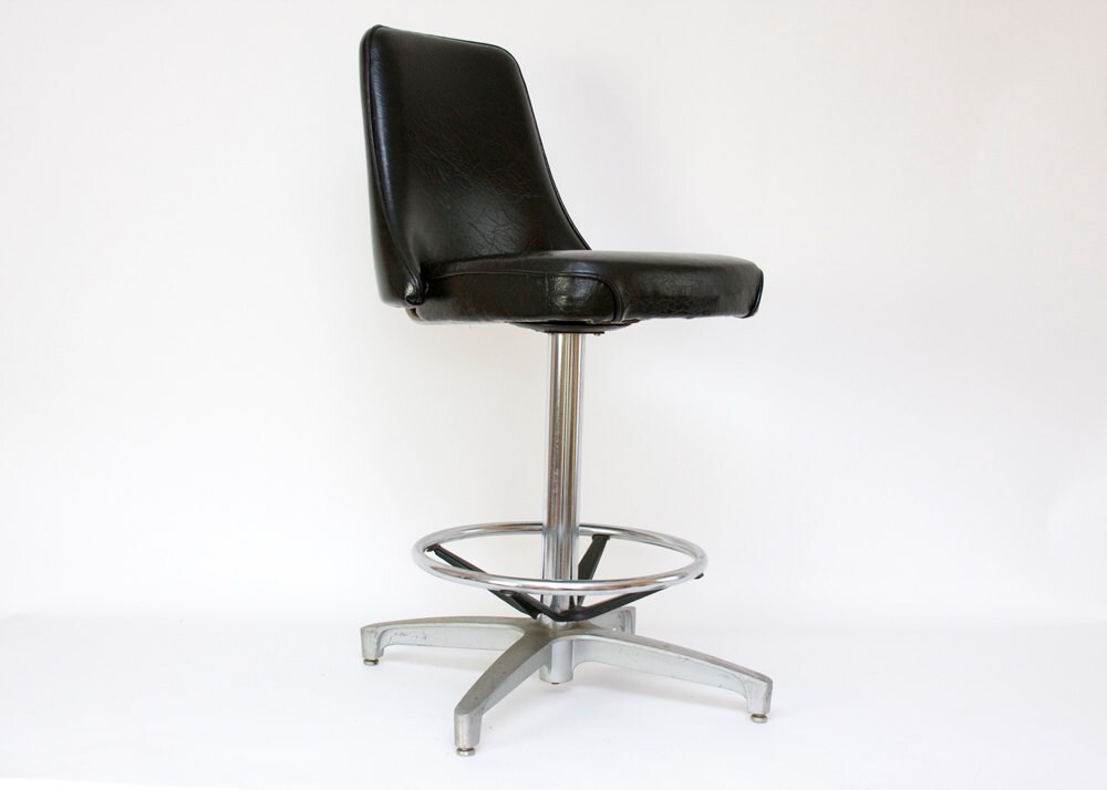 Mid Century Modern Chromcraft Swivel Bar Stools by TomLaurus