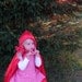 Little Red Riding Hood -custom Halloween Costume-Red Gingham Apron 1LEFT