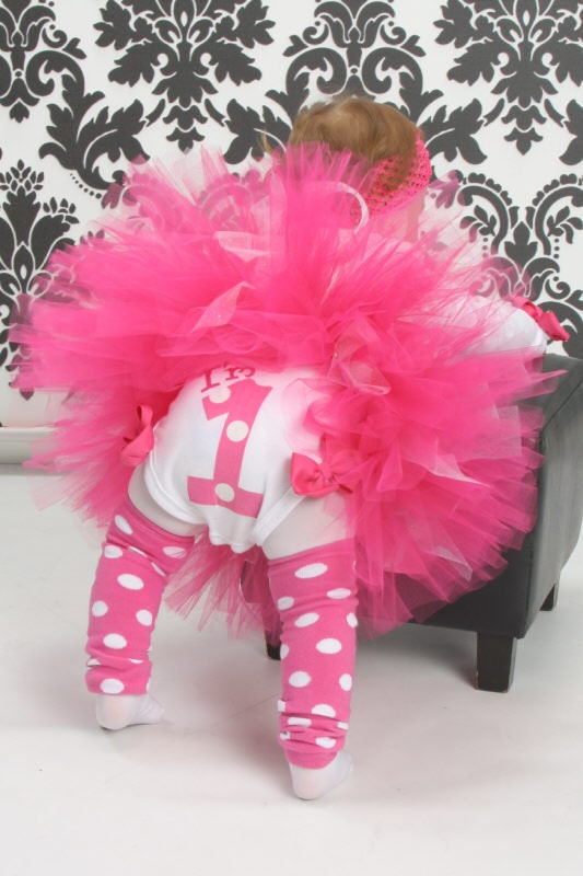 Cupcake Couture Pink Glam 1st Birthday Tutu Set