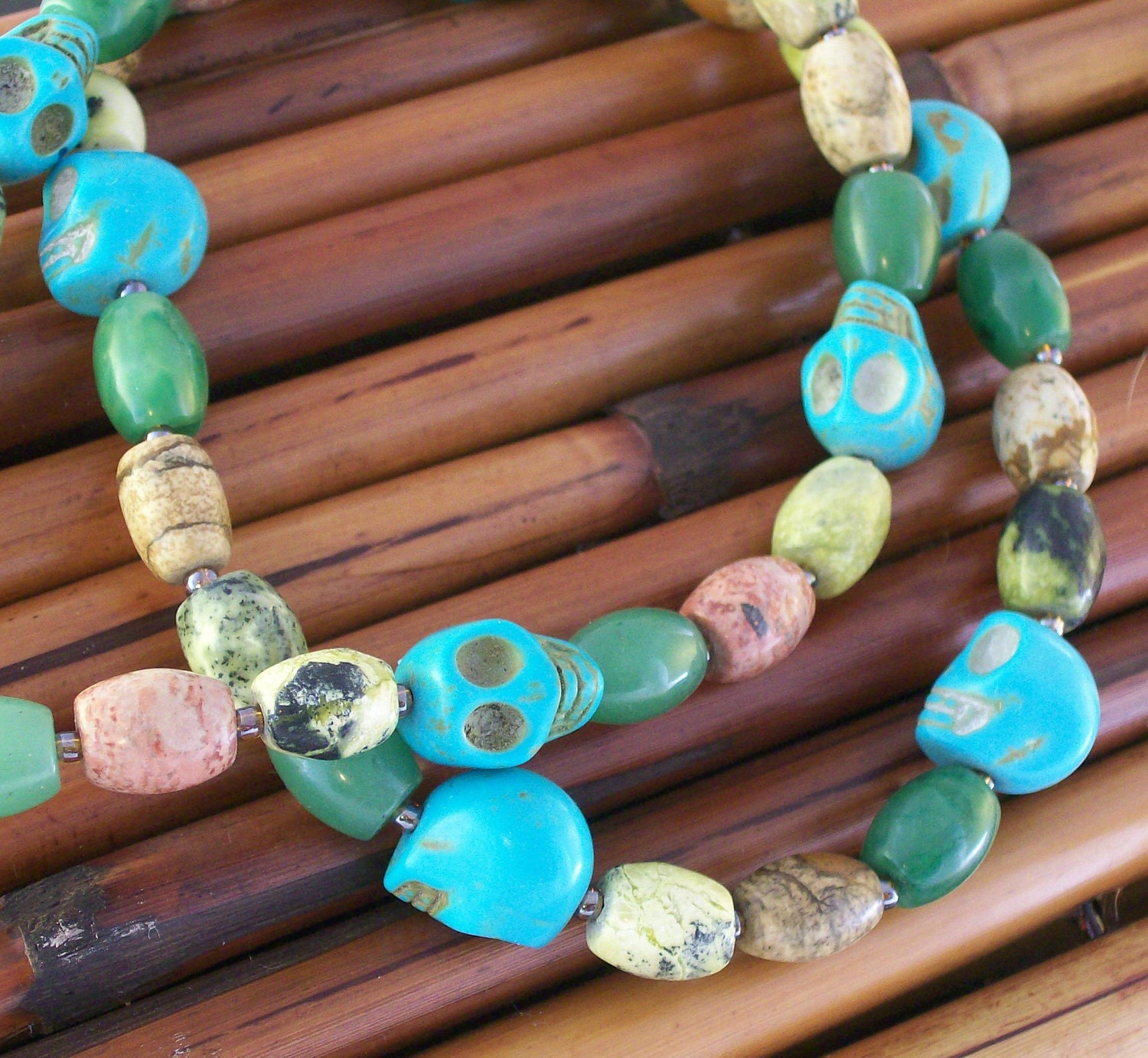 Unisex Sugar skull Necklace