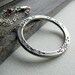 Necklace. Eternity Garden Hoop. Sterling Silver.
