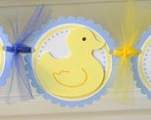 handmade DUCK happy birthday party banner Il_170x135