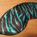 Zebra Satin Lavender Aromatherapy Sleep Eye Pillow Mask