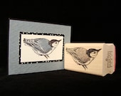 bird rubber stamp  "nuthatch" - pictureshow