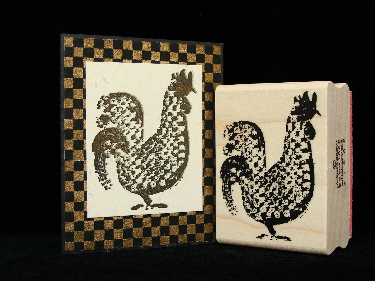 Chicken Rubber Stamp