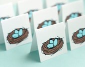 Birds Nest Mini Cards, Set of 8