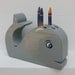 Whale Crayon Holder, Child's toy, Perfect for playroom or bedroom, Wood, Hand painted