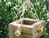 The Grotto - Mini Bird Feeder, Eco Friendly, Recycled, Vintage Materials