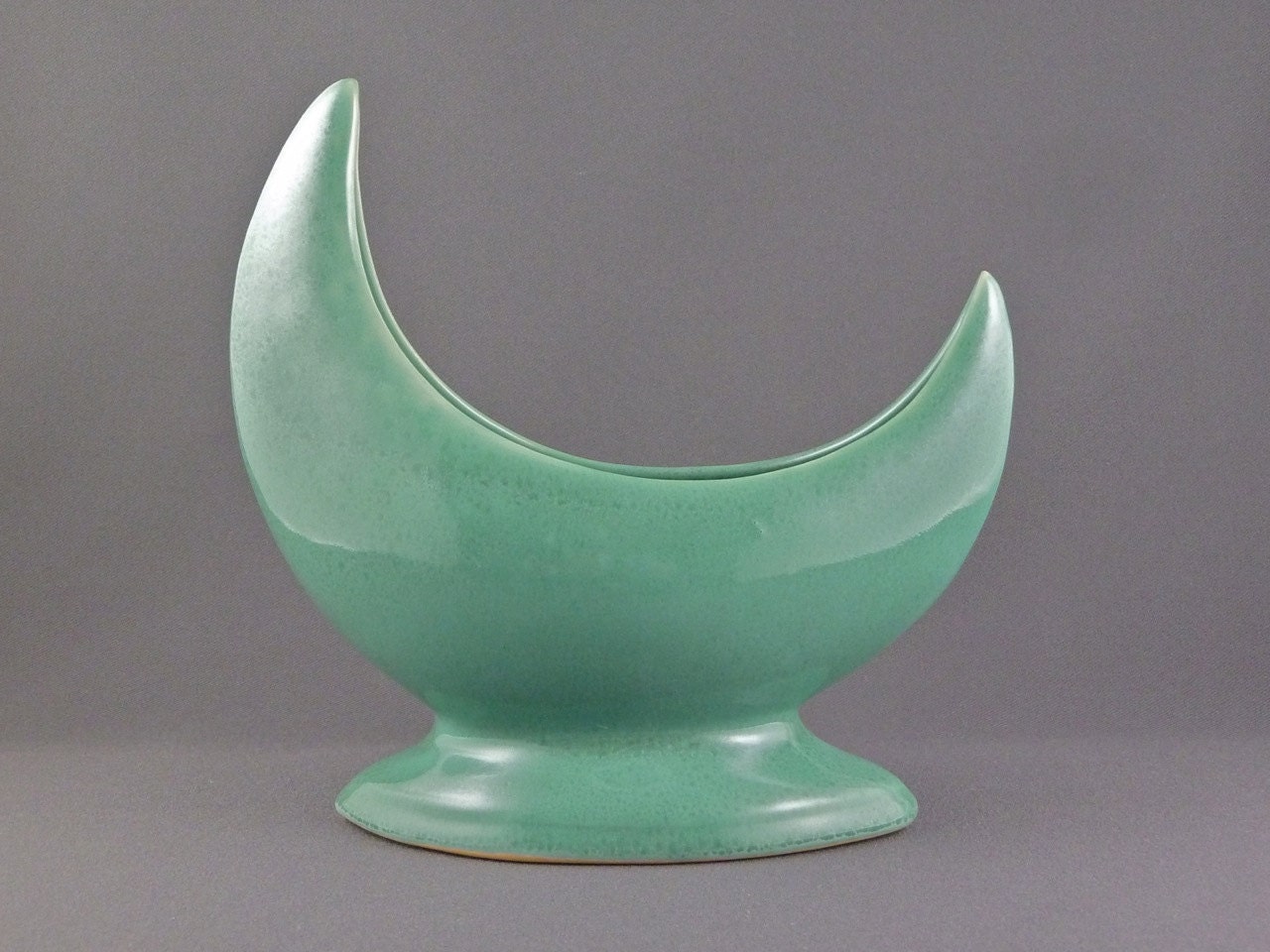 Van Briggle Pottery "Anna" demilune vase / planter