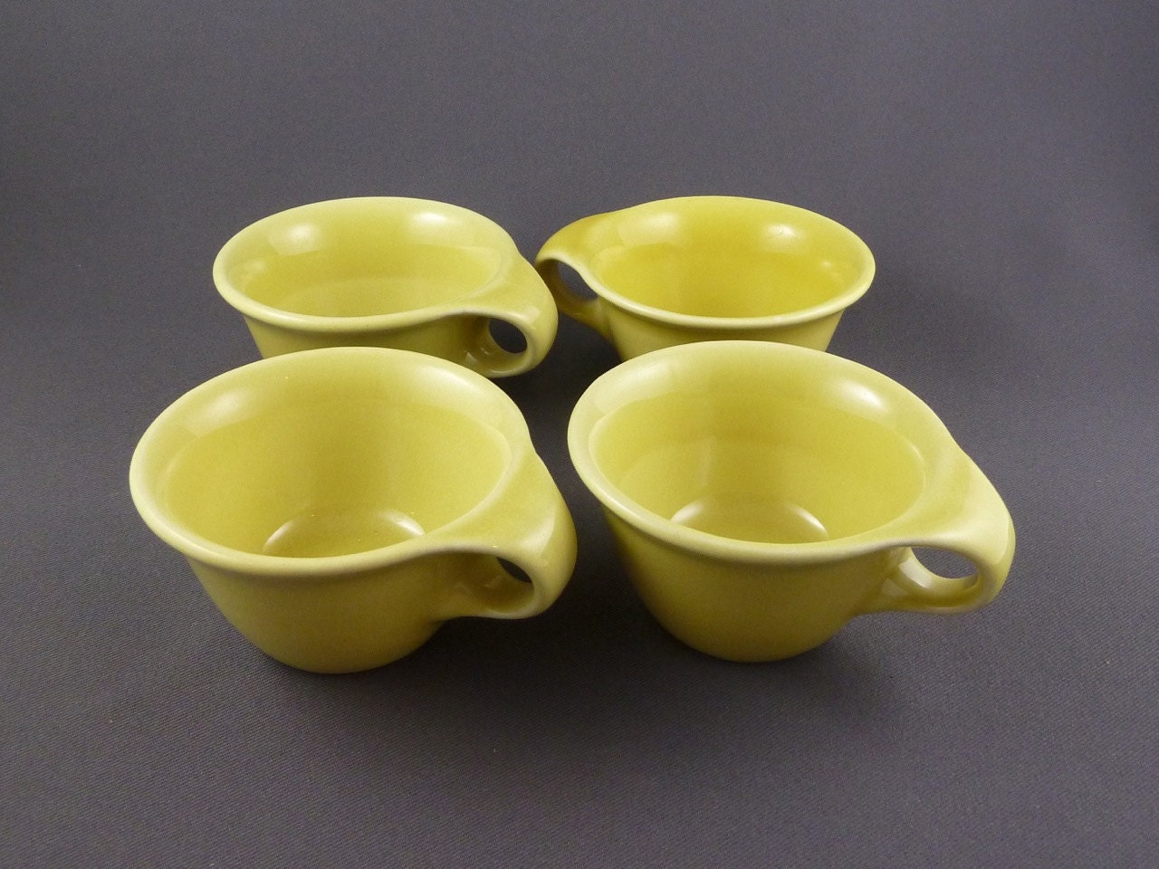 Russel Wright Sterling China coffee cups, Set of 4