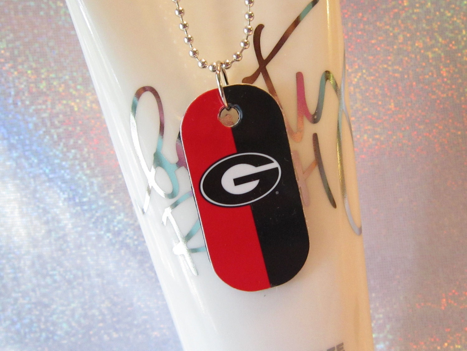 University of Georgia Bulldog Dog Tag Necklace