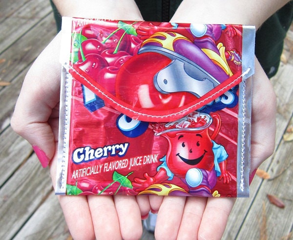 Childrens Wallet - Eco Friendly- Juice Pouch Wallet