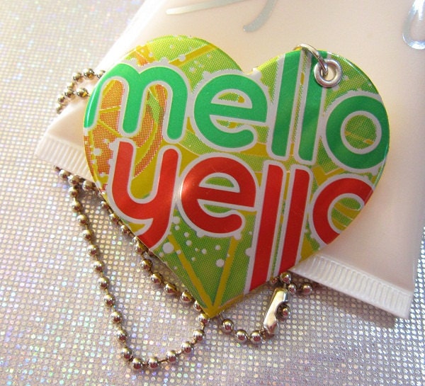 Soda Can Jewelry - Mello Yello Pop Can necklace - Teen Jewelry