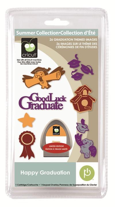 HAPPY GRADUATION Die Cut Cricut Cartridge Brand by AmyBugCrafts