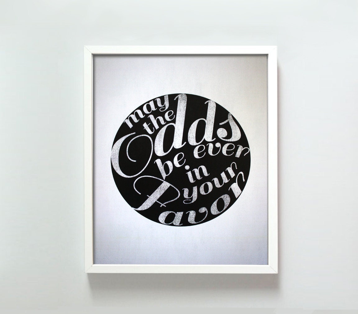8x10 Hunger Games print
